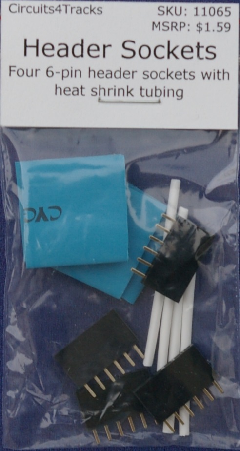 Header Sockets with Heat Shrink Tubing