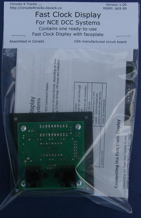 Fast Clock Display Assembled