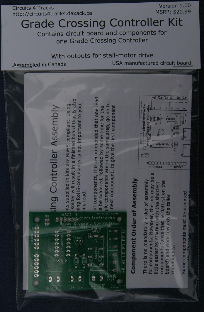 Grade Crossing Controller Kit, Stall-Motor