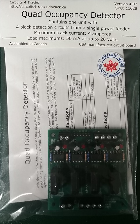 QOD: Quad Occupancy Detector Assembled